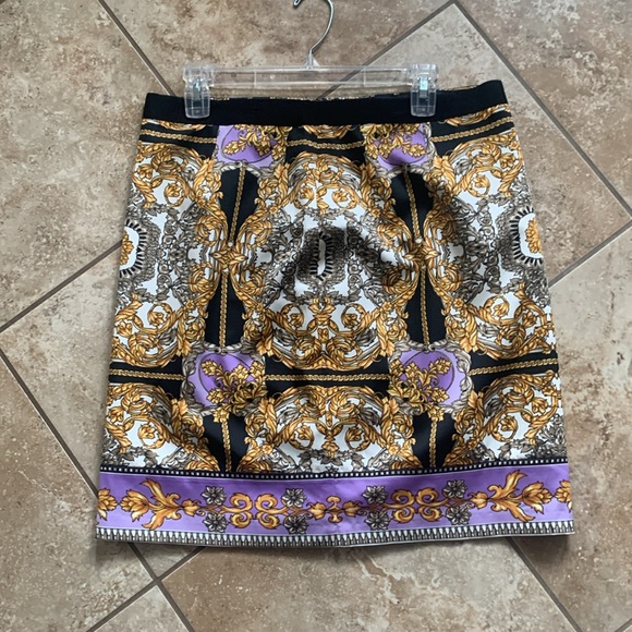 NWOT laundry Versace style skirt mini - Picture 1 of 10